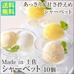 スイーツ アイス Made in 土佐シャーベット 10個セット お取り寄せ 送料無料 ギフト 産地直送 冷凍 母の日 父の日 お中元 御中元 お歳暮 御歳暮
