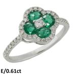音羽屋■ エメラルド/0.61ct ダイヤ/0.