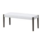 (株)関家具 ベンチ　110cm幅　座面/合皮　ブラウン/285861 ブラウン/ベンチ