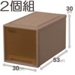 Fits フィッツクローゼット/L−30 シール付(箱仕様2個組) ブラウン ブラウン/30X53X30cm