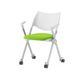 アイリスチトセ ダブルスタッキングチェア/WSX-02CA-F グリーン/619X570X808(SH440)mm