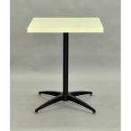 エイ・アイ・エス カフェテーブル角セット/CFK-600SQset WH/BK ホワイト/ブラック/60x60x72cm