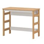 白井産業 ナチュラル×ホワイトのツートンカラーがお洒落なデスク/GAR-7090DESK