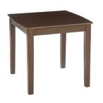 タマリビング ダイニングテーブル/デリカ75　BR ブラウン/750×750×690mm