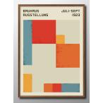 アート ポスター おしゃれ 絵画 インテリア 10601 BAUHAUS バウハウス BAUHAUS A3サイズ 北欧 イラスト マット紙 管理ID_