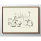  постер 11939 Classic Pooh картина интерьер A3 размер искусство новое здание праздник . подарок узор изменение Северная Европа управление ID: