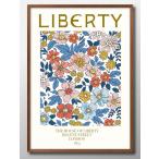 アート ポスター おしゃれ 絵画 インテリア 12265 LIBERTY フラワー 花 ボタニカル 北欧 ナチュラル A3サイズ 北欧 イラスト マット紙 管理ID_