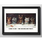 ポスター 12653 ルイス・ウェイン 猫 ネコ 絵画 インテリア A3サイズ アート 新築祝い ギフト 模様替え 北欧  管理ID: