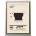 アート ポスター おしゃれ 絵画 インテリア ファニーコーヒーガイド カフェ 珈琲 北欧 A3サイズ インテリア 管理ID_14423