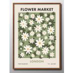 ショッピングポスター ポスター フラワーマーケット 花 ボタニカル 花 イギリス ロンドン 北欧 絵画 インテリア A3サイズ アート 新築祝い ギフト 模様替え インテリア 管理ID:14426