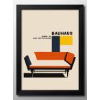 アート ポスター おしゃれ 絵画 インテリア バウハウス BAUHAUS A3サイズ 北欧 イラスト マット紙 15242
