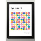 ポスター バウハウス BAUHAUS ミッドセンチュリー 絵画 インテリア A3サイズ アート 新築祝い ギフト 模様替え 北欧 マット紙16045