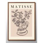 ショッピングポスター ポスター アンリ マティス マチス フラワー 花 ボタニカル 絵画 インテリア A3サイズ アート 新築祝い ギフト 模様替え 北欧  マット紙16076