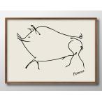 pabro Picasso ko свинья свинья pigA3 размер постер искусство Северная Европа сумма рама 