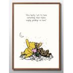 ポスター クラシックプー くまのプーさん 絵画 インテリア A3サイズ アート 新築祝い ギフト 模様替え 北欧  管理ID_11296