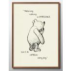 ショッピングポスター ポスター クラシックプー くまのプーさん 絵画 インテリア A3サイズ アート 新築祝い ギフト 模様替え 北欧  管理ID:11926