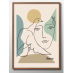 ポスター パブロ・ピカソ 絵画 インテリア A3サイズ アート 新築祝い ギフト 模様替え 北欧  管理ID:07162