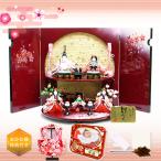 雛人形 千匠 五人一体 二段飾り 47A-41 コンパクト おしゃれ