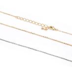1.0mm幅・小判(あずき) チェーンネックレス (38-40cm)・1本