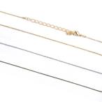 1.0mm ширина * мяч ( деформация ) цепь колье (38-40cm)* 1 шт. 