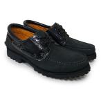 TIMBERLAND ティンバーランド AUTHENTICS 3EYE CLASSIC BOOT モカシンシューズ デッキ ブーツ BLACK 黒 ブラック