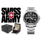 VICTORINOX ビクトリノックス SWISS ARMY 腕時計 241453 ブラック×シルバー メンズ