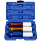 3pc ロングエクステンションインパクトソケット17mm 19mm 21mm 3本セット ODGK2-B154