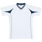 ゼット ZETT ベースボールVネックシャツ [カラー：ホワイト×ネイビー] [サイズ：XO] #BOT760A