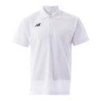 ニューバランス NEW BALANCE ゲームポロシャツ(メンズ) [サイズ：L] [カラー：ホワイト] #JMTP1418-WT