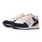 ニューバランス NEW BALANCE ML574 ランニングシューズ [サイズ：25.5cm(D)] [カラー：ネイビー×イエロー] #ML574SUR