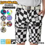 ラウドマウス Loudmouth ゴルフウェア ショートパンツ メンズ 半袖 吸汗速乾 ドライ UVカット 紫外線対策 ストレッチ 伸縮性 総柄 ハーフパンツ