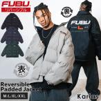 FUBU フブ 中綿ジャケット リバーシブル メンズ レディース 長袖 ブルゾン ナイロンジャケット パディングジャケット