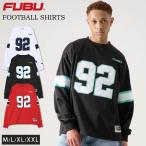 P5倍 FUBU フブ ゲームシャツ メンズ 長袖 ナンバー 