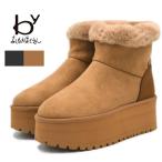by あしながおじさん 撥水 厚底 ムートンブーツ 8490123 レディース 靴 ショートブーツ 軽量ソール ファー