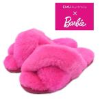 EMU Australia エミュ Barbie Mayberry W12900 バービーピンク サンダル スリッパ ファーサンダル ルームシューズ ムートンサンダル シープスキン ムートン