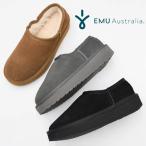 ショッピングemu EMU Australia エミュ スリッポン 厚底  W13253 Platform Pico Wool  ウール ムートン ブーツ 本革 レザー  対策 防寒 保温 ファー ボア レディース 靴
