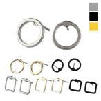 Yahoo! Yahoo!ショッピング(ヤフー ショッピング)Y ピアス レディース 小さめ レディースピアス シンプルデザイン スクエア フープ スクエアピアス 丸ピアス ブラック ゴールド シルバー 丸 円形 丸型 四角