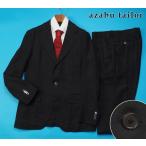 ショッピングoutlet 新品サンプル azabu tailor 麻布テーラー 日本製 春夏秋 リネン100% ダンガリー スーツ 52A(A6〜AB6程度)黒 0226-135