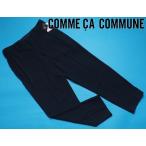 ショッピングコムサ 新品定価1.2万円 COMME CA COMMUNE コムサコミューン カラー ストレッチ スラックスM青(22) 08PC13