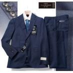 ショッピング生地 新品10.8万円 大手百貨店扱い 秋冬『CERRUTI チェルッティ ジェノバ 伊製生地』ウール100% 格子織柄 無地 スーツA6青(F) 1010491