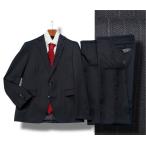 ショッピングoutlet 新品 大手百貨店扱い 秋冬総裏 ウール混ギャバジン ストライプ ツーパンツ スーツA7灰(C) 1145072