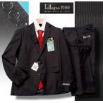ショッピングoutlet 新品8.6万円 大手百貨店扱い 秋冬『Tollegno トレーニョ 伊製生地』ウール100% 織柄ストライプ スーツA6黒(A) 1145681