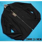 新品サンプル定価4.9万円 COMME CA MEN コムサメン 24A/W ウールトロ 2WAYストレッチ ステンカラーブルゾンL黒(05) 13BI02