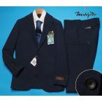 新品8.6万円 大手百貨店扱い 春夏『MARZOTTO マルゾット イタリア製生地』織柄 シアサッカー セットアップ スーツA7紺(B) 1636691