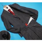 ショッピングoutlet 新品 大手百貨店扱い 春夏 ウール  チョークストライプ スリーピース スーツ A7灰(H) 1657273