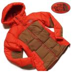 新品正規42000円 ノースフェイス グースダウン×Exelloft中綿 EIGER 厚手 ダウンジャケット レディースL(メンズS)ブラウン(BRW)