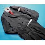 新品9万円 大手百貨店扱い 10マンス『LANEROSSI by マルゾット イタリア製生地』ウール100% スリーピース スーツ AB6濃灰(54) 20MZ-S1T