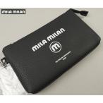  новый товар обычная цена 0.9 десять тысяч иен mila milan Mira * Milan ike Tey koruso водонепроницаемый PVC руль есть клатч чёрный 250201