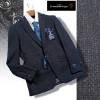 ショッピングoutlet 新品12.9万円 大手百貨店扱い『Ermenegildo Zegna ゼニア Trofeo Cashmere 伊製生地』カシミヤ混 ツイード ジャケットA4灰(H) 3053490