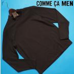 ショッピングコムサ 新品定価1.4万円 COMME CA MEN コムサメン 日本製 【ウォッシャブルウール】モックネック長袖TシャツL茶(17) 40TE06
